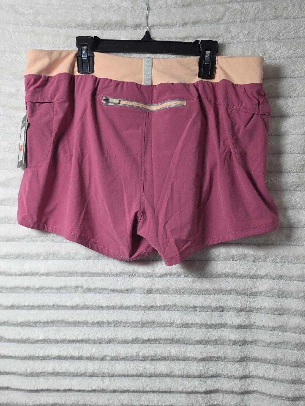 0516 Korsa Women's Athletic Shorts with Built In Underwear - Picture 3 of 3